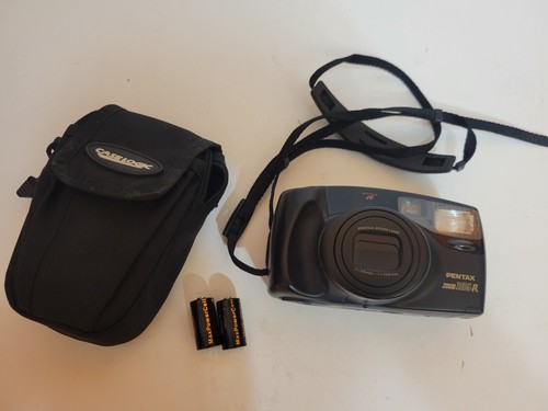 Pentax Zoom 105-R 35mm Point And Shoot Film Camera, Working & Case and Batteries - Picture 14 of 15