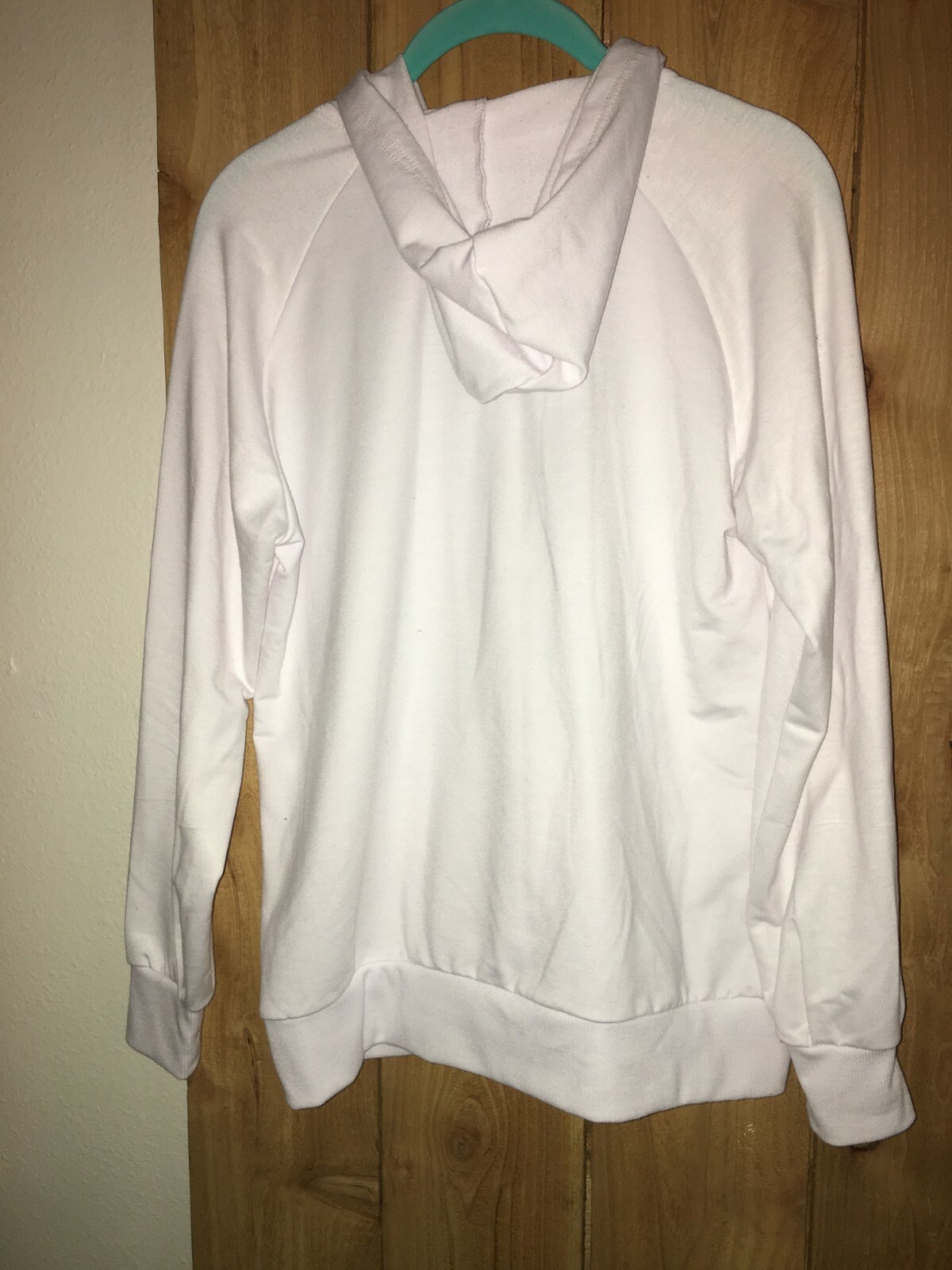 Cathy Daniels Womens White Sweatshirt Jacket w Hoodie,Floral