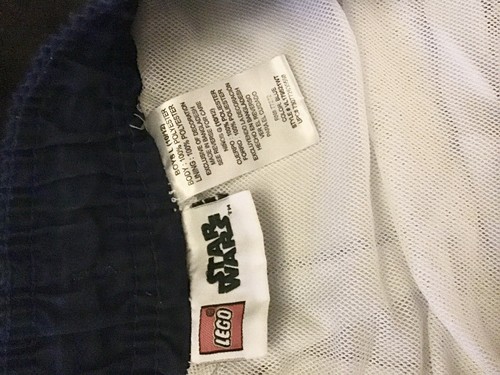 Star Wars Swim Trunks Lego Size Medium Youth Boys Darth Vader Storm Trooper - Picture 5 of 6