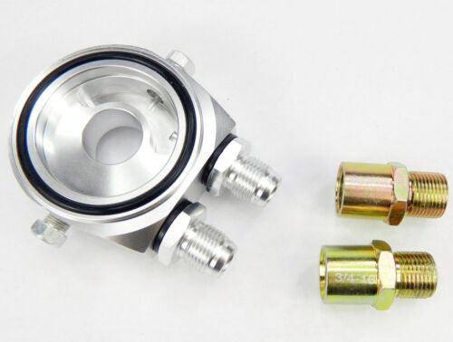 Universal Ölkühler Anschluss Set 13 Reihen D10 Aluminium Streetstar - Afbeelding 3 van 5