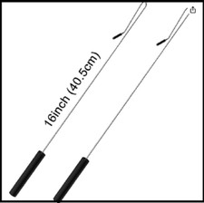 Jakeei 2 Pack 16 inch Puppet Handles Arm Control Rod Metal Puppet Stick for and