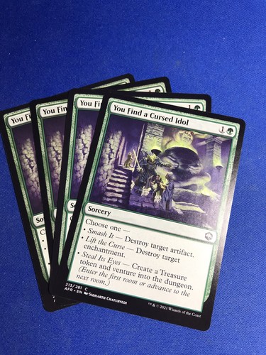 You Find a Cursed Idol x4 MTG D&D Adventures in Forgotten Realms Magic AFR 4x - Picture 1 of 1
