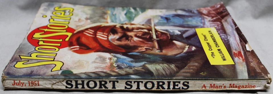 SHORTS STORIES MAGAZINE JULY 1951 VINTAGE ADVENTURE PULP FICTION STORIES - Image 2 of 4
