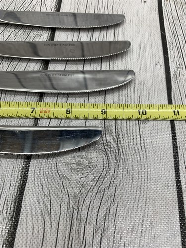 Bon Chef Stainless Steel  DINNER Knife 4 Piece - Picture 9 of 9