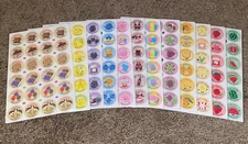 Scratch and Sniff Stickers 864 Pieces Fruits and Foods Smelly Stickers for Craft