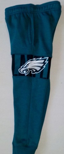 PHILADELPHIA EAGLES BOYS SWEATPANTS HOODIE 2 PC SET L (7) NWT POLYESTER GREEN - Picture 6 of 6