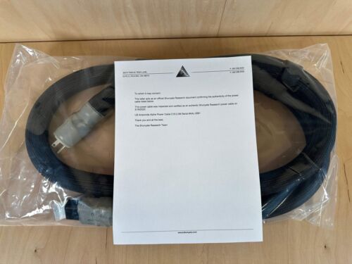 Shunyata Research Anaconda Alpha Stromkabel 20 Amp mit C19 Stecker 2 Meter mit Let - Bild 5 von 24