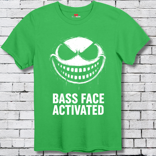 Bass Face Activated - Rave Shirt EDM Music Festival Techno Acid House Dance Unis - Foto 36 di 87