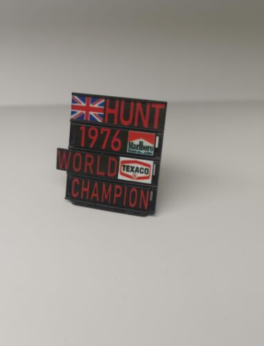 Pitboard 1:43 1:18 1:24 1:12 Hunt McLaren M23 1976 WC spark minichamps - Foto 10 di 12