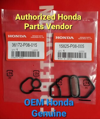 #ad OEM Genuine VTEC Solenoid Gasket Seal Si B16A2 GSR B18C1 TypeR B18C5 for Honda $39.83