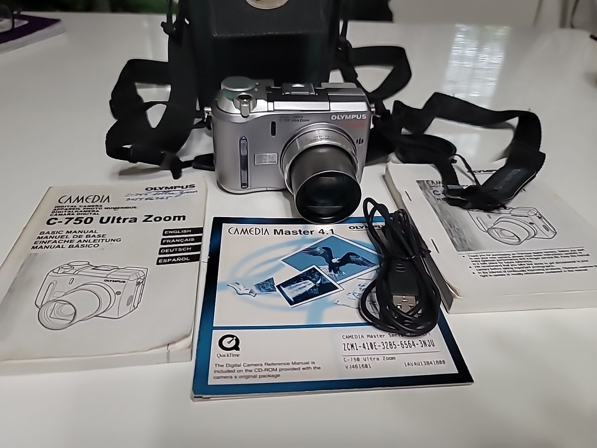 オリンパス Olympus CAMEDIA C-755 Ultra Zoom Olympus CAMEDIA C-755 Ultra Zoom 4.0MP Digital Camera - Silver | eBay