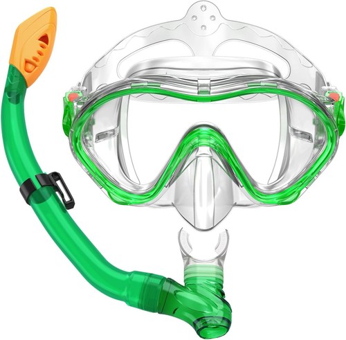 Kids Snorkel Set for Boys Girls Youth Junior Age from 5-13 Years Old Upgraded Dr - Picture 6 of 6