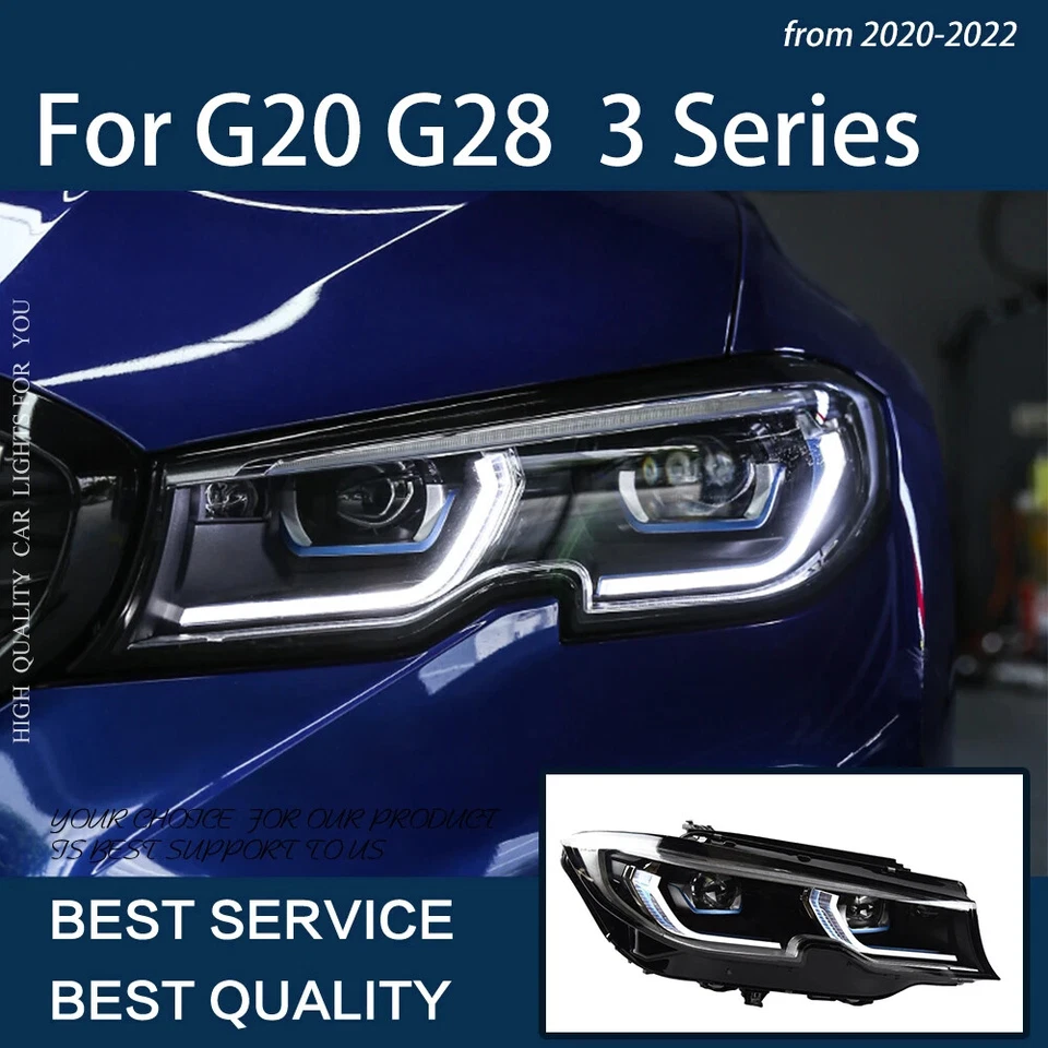 Para BMW Serie 3 G20 G28 19-22 Faros Actualización Láser Adaptativo y Faro LED Foto 4 de 4