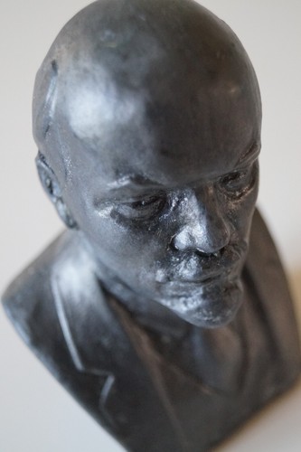 LENIN 0,5 kg Büste Metal Metallbüste Werksproduktion original Skulptur - Picture 8 of 11
