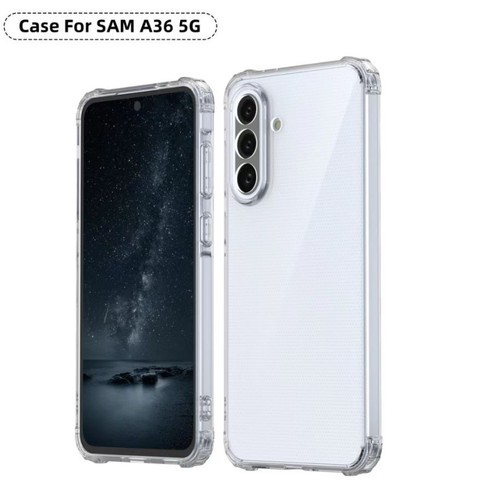 Funda Silicona TPU Transparente Antigolpes para Samsung Galaxy A36 5G - Imagen 7 de 9