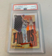 2021 Donruss Optic #7 Luka Doncic T-Minus 3 2 1 Holo PSA 10 Gem Mint