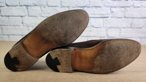 Alden 666 Suede Tassel Loafers Slip On Mocha Brown Men's Size 11 C/E - Picture 7 of 11