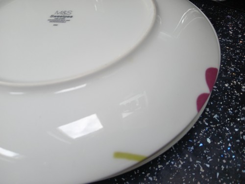 MARKS AND SPENCER SWEET PEA DINNER PLATES X 4 - Picture 3 of 4