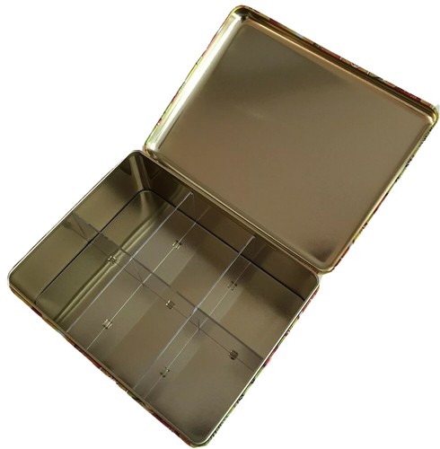 Teebeuteldose Box Dose Lebensmittel Fächer Dose lebensmittelecht 193x157x70mm - Bild 4 von 7