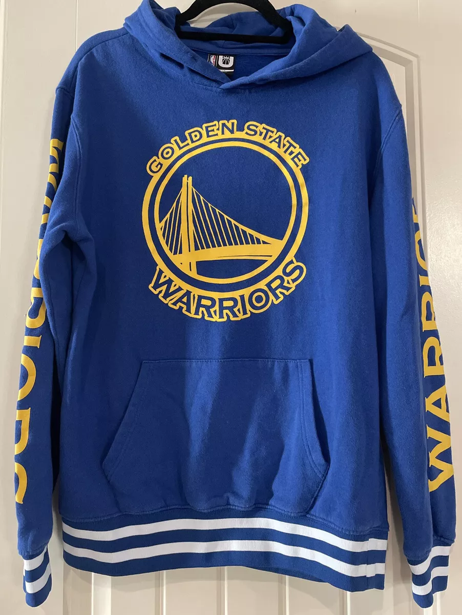 Golden State Warriors Hoodie Mens Large Blue Hoodie NBA Basketball