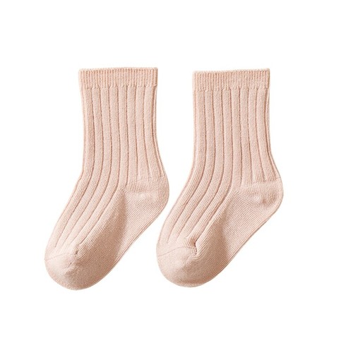 2 pares de calcetines para bebé niños niños niñas invierno cálidos color liso 0-8 años - Imagen 6 de 23