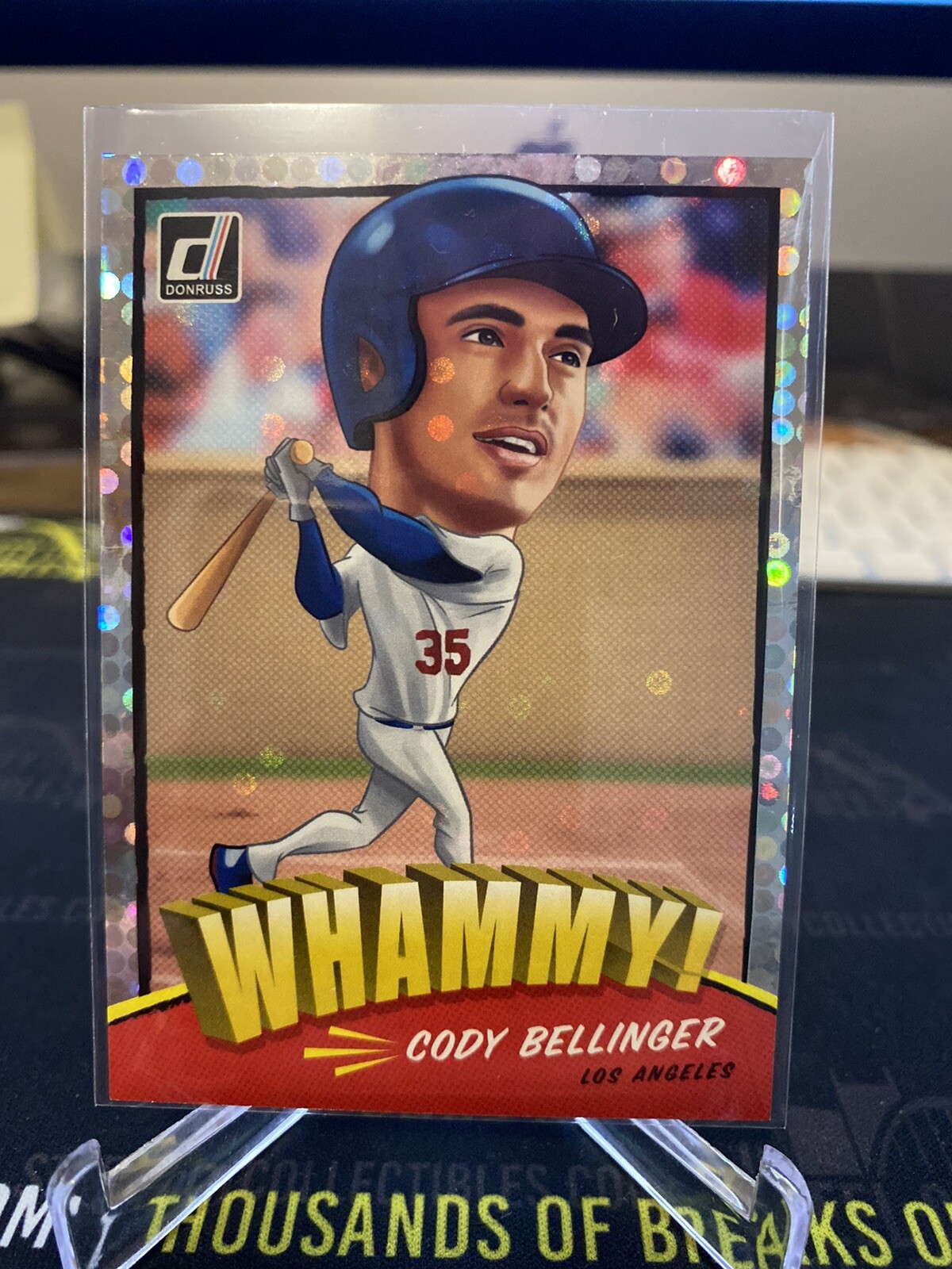 2018 Panini Donruss Whammy Cody Bellinger SSP W5 Dodgers Cubs