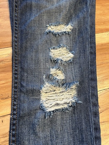 Womens Jeans Victoria's Secret Size 6 Limited Edition Low Rise distressed 2000’s - Picture 16 of 20