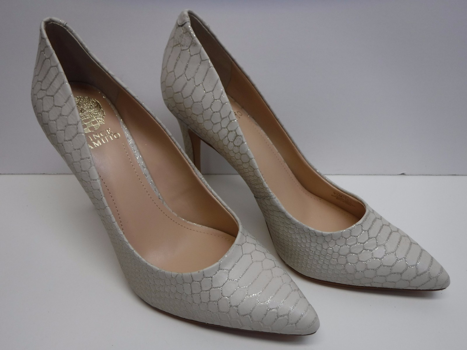 Vince Camuto Size 9.5 Beige gold Leather Leather Leather Heels New Womens shoes 2e7d17 Vince Camuto Size 9.5 Beige gold Leather Leather Leather Heels New Womens shoes 2e7d17