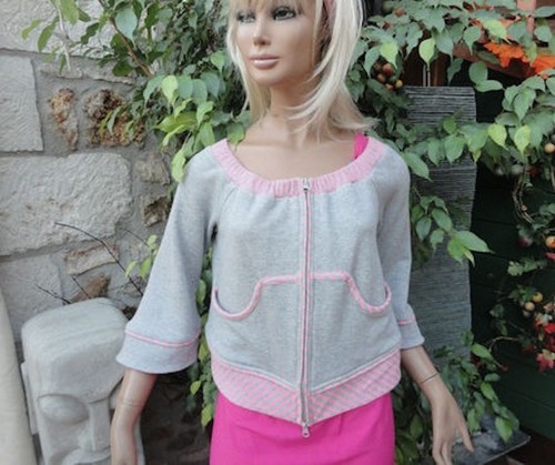 SAVE THE QUEEN : veste modèle TRAPEZE neuve, étiquetée- col été 2013 valeur 218€ - Picture 3 of 8