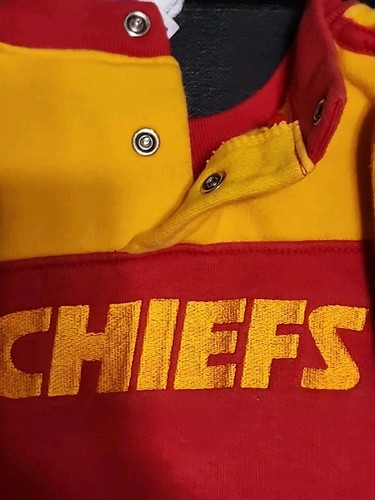 Chiefs Football Vtg Addidas Team Romper 12 Months Play Football - Picture 7 of 12