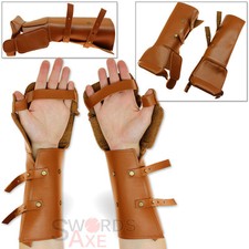 Ghost of Tsushima Samurai Medieval Leather Templar Knight Gauntlets Armor Gloves
