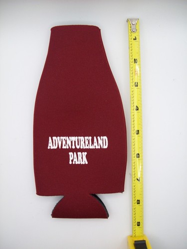 Adventureland Park Zip Flaschenkühler-Koozie Maroon Des Moines IA NEW OLD STOCK - Bild 4 von 4