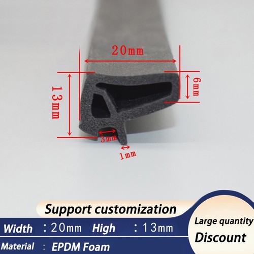 Fensterdichtung 4,5-22mm Gummidichtung Türdichtung Dichtband EPDM Dichtung - Picture 47 of 47