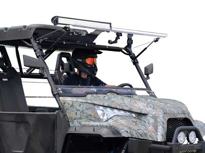 SuperATV Odes Dominator X2 / X4 Scratch Resistant Flip Windshield (2015-2017)