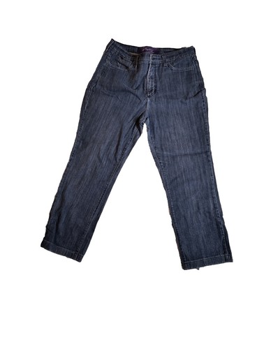 Jeans donna NYDJ Not Your Daughter’s slim skinny lavaggio scuro elasticizzato taglia 14 - Foto 3 di 7