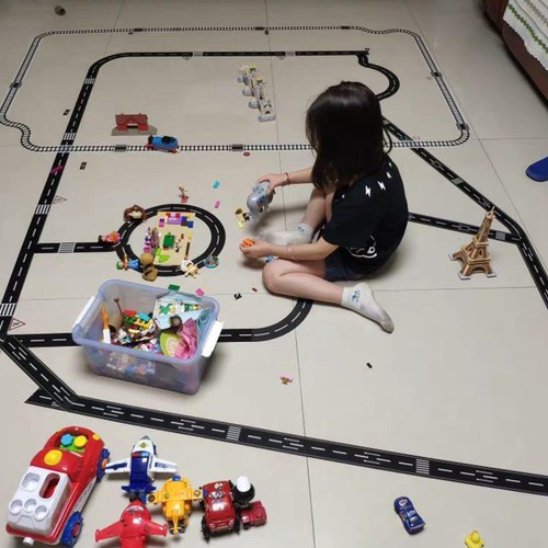 Traffic Road Tapes Kids Toy Car Adhesive & Removable Room Track Stickers New Y7 - Picture 12 of 24