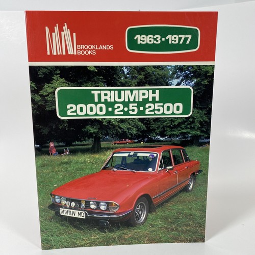TRIUMPH 2000 - 2.5 - 2500 from 1963-1977 by Brookland Books - Very Nice - Picture 1 of 8