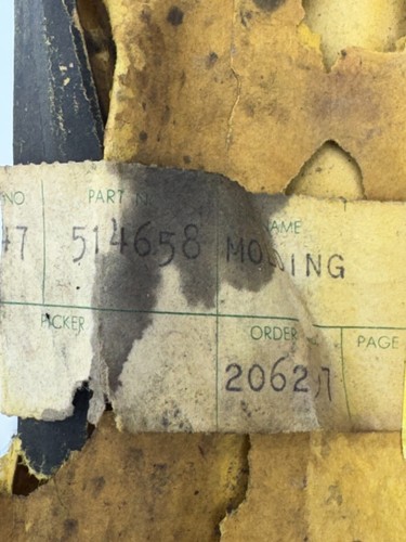 1951 NOS GM Pontiac Chieftain Fender Spears Deluxe 3 Star Chrome Molding Pair - Afbeelding 10 van 21