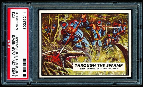 1962 CIVIL WAR NEWS # 73 THROUGH THE SWAMP GRADED PSA 8 NMMINT { NICE } 1962 CIVIL WAR NEWS # 73 THROUGH THE SWAMP GRADED PSA 8 NMMINT { NICE }