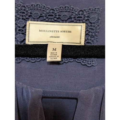 Moulinette Soeurs Maxi Dress Sleeveless Casual Blue Dress Size M (Read) - Picture 2 of 4