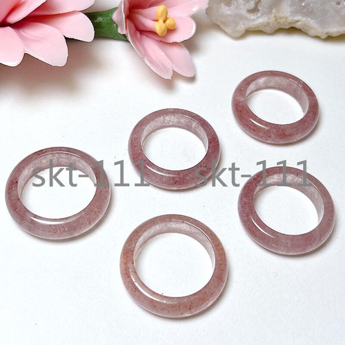 Mens Womens Natural Genuine Real Multicolor Gemstone Band Ring Crystal Healing - Picture 8 of 59