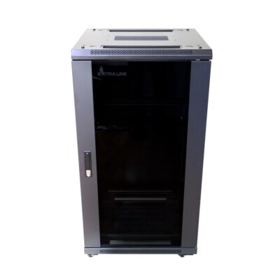 5903148914398 Extralink EX.14398 Rack 22U Freistehendes Gestell Schwarz Extralin