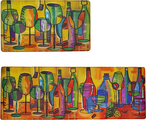 Artistic Beautiful anti Fatigue Kitchen Floor Mat - Unique Floor Mats - - Picture 11 of 20