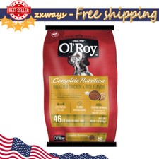 NEW Complete Nutrition Roasted Chicken & Rice Flavor Dry Dog Food, 46 lbs Bag 0.62 per pound