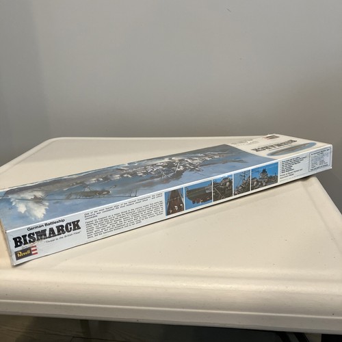 Vintage New Sealed! Bismarck German Battleship -Revell 1/570 H-350 Model Kit - Picture 4 of 16