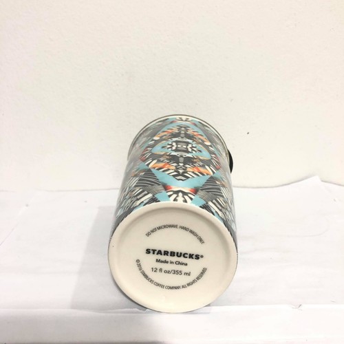  DANNIJO+ STARBUCKS 2016 MUG TUMBLER DOUBLE WALL TEAL CERAMIC LIMITED 12oz - Bild 5 von 7