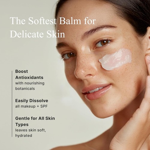 Melting Cleansing Balm 1.05Oz Gentle Makeup Remover & Deep Cleanser for All Skin - Picture 3 of 8