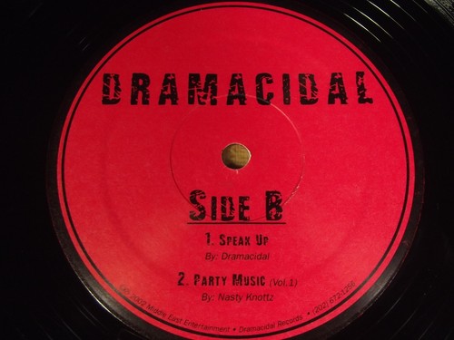 DRAMACIDAL W/ NASTY KNOTTZ - MARYLAND 12'' RARE 2002 PRIVATE MD INDIE RAP - Picture 3 of 6