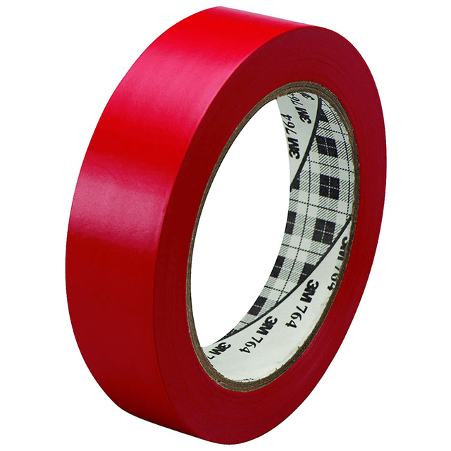 Rubber 764136red 3m General-purpose 764 Color Vinyl Tape 4 36 Yd Length