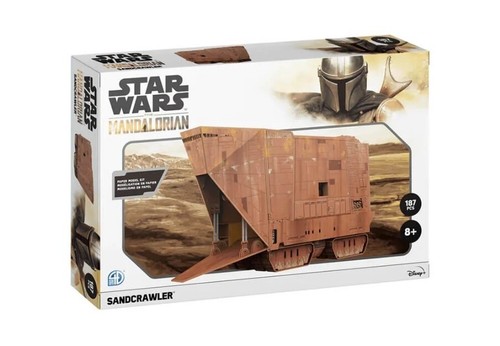 Disney Star Wars 4D Paper Model Kit Puzzle 187pcs Jawa Sandcrawler Mandalorian - Picture 1 of 11
